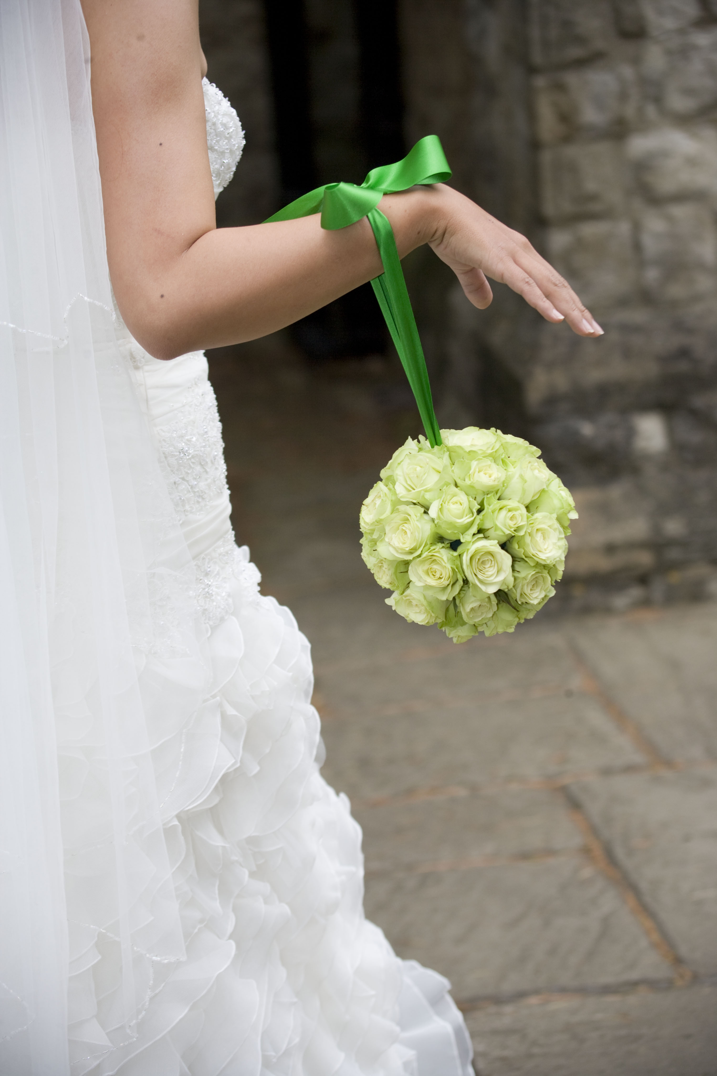 Wedding flower bridal pomander