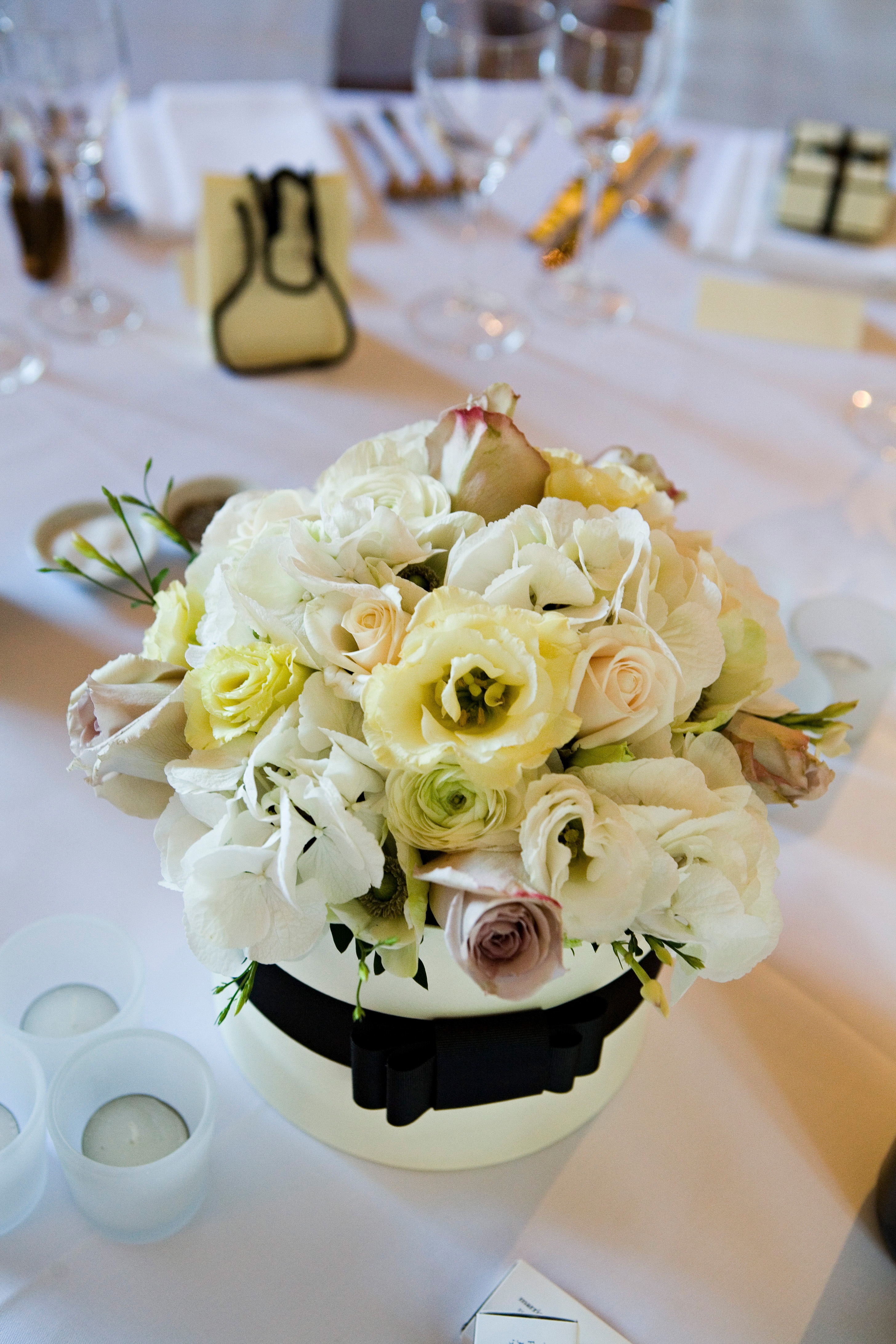 Wedding flower table centre design inspiration
