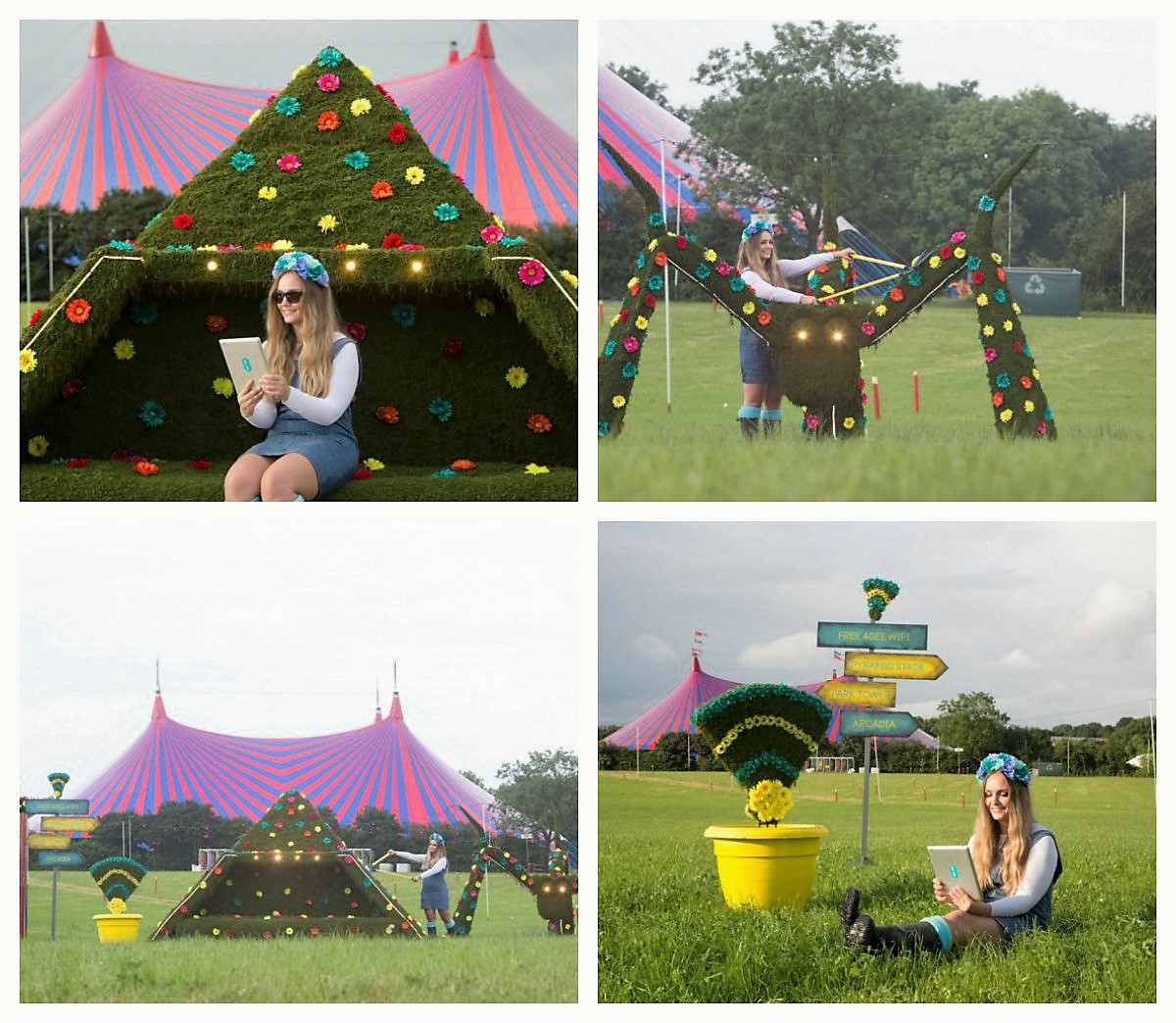 Glastonbury Festival 2016 Floral Styling