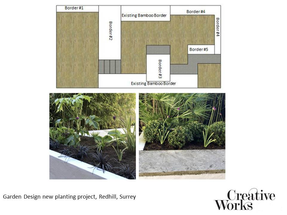 Cindy Kirkland Creative Works Garden Design new planting project, Redhill, Surrey