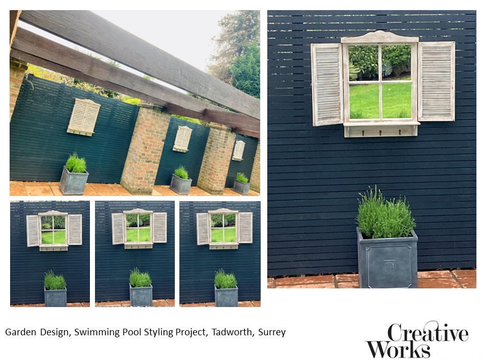 Cindy Kirkland, Garden Design, Garden Design, Swimming Pool Styling Project, Tadworth, Surrey